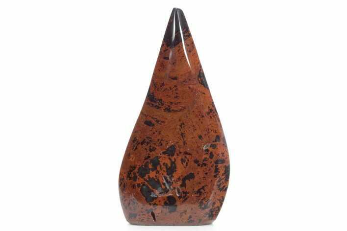 Polished Mahogany Obsidian Flame - Mexico #355420